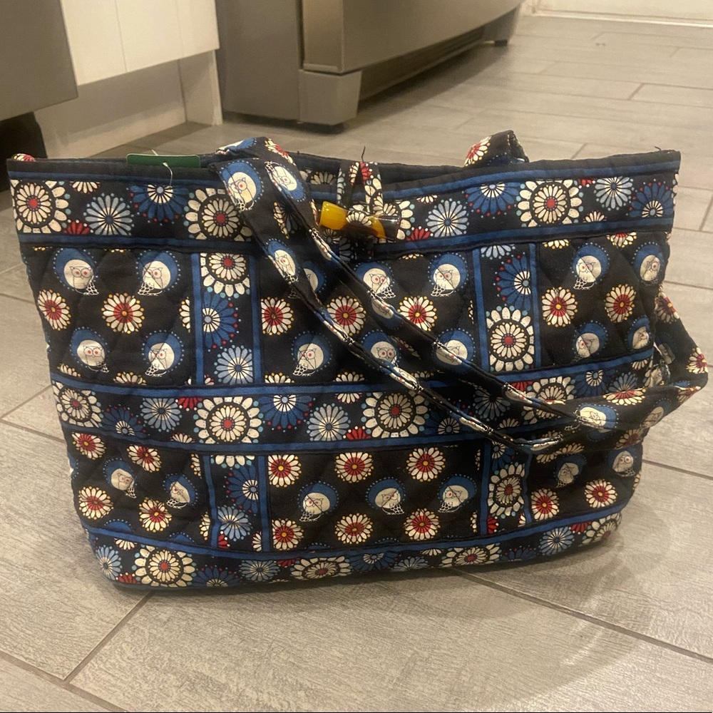 Very Bradley Tic Tac Toggle Tote bag in “Night Owl”